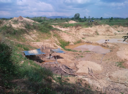 Panorama kolam pendulangan Pumpung